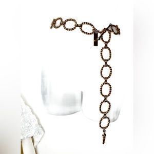 The Limited Gold-tone Metal Hoop Belt